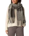 Eileen Fisher Boucle Cloud Scarf In Gray