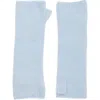 Eileen Fisher Bouclé Knit Fingerless Gloves Knit Fingerless Gloves In Blue