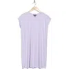Eileen Fisher Boxy Crewneck Dress In Wisteria