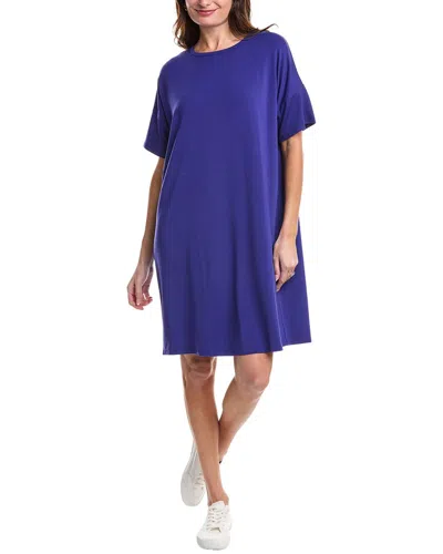 Eileen Fisher Boxy Dress In Blue