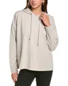 Eileen Fisher Boxy Hoodie In Grey