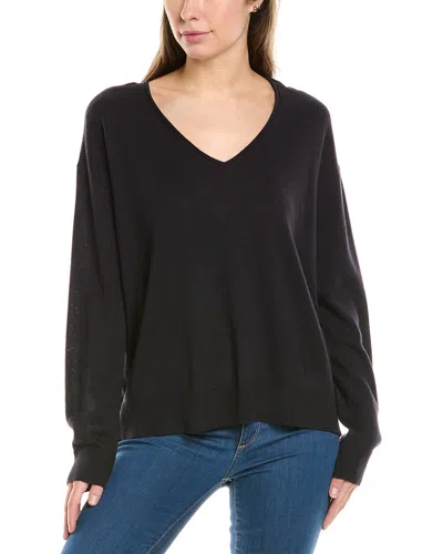 Eileen Fisher Boxy Pullover In Black