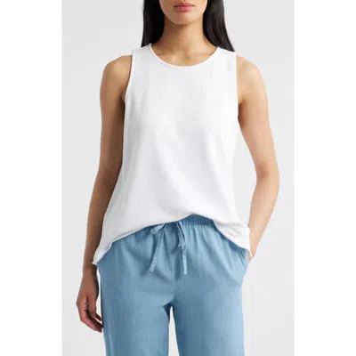 Eileen Fisher Boxy Side Slit Tank