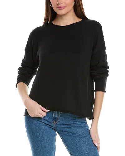 Eileen Fisher Boxy Sweater In Black