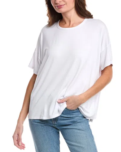 Eileen Fisher Crewneck Box Top In White