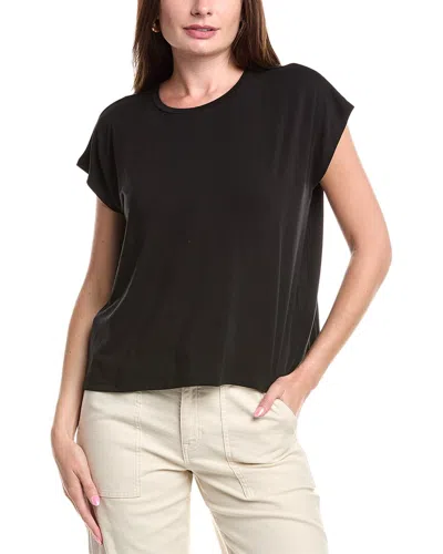 Eileen Fisher Boxy Top In Black