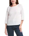 Eileen Fisher Boxy Top In White