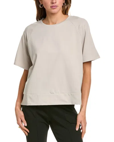 Eileen Fisher Boxy Top In Beige