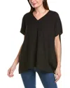 Eileen Fisher Crewneck Jersey Top In Black