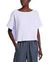 Eileen Fisher Ballet Neck Top In Wisteria