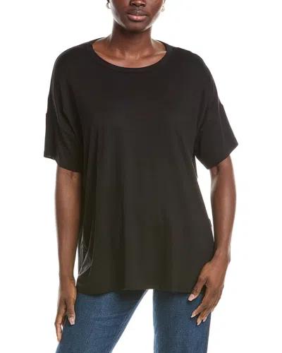 Eileen Fisher Boxy Tunic In Black