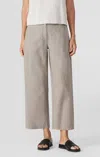 EILEEN FISHER BRIAR WIDE ANKLE PANT IN NATURAL