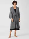 Eileen Fisher Brushed Cashmere Robe In Gray