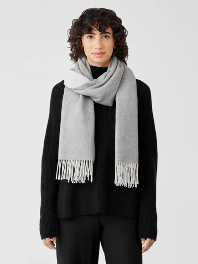Eileen Fisher Brushed Recycled Cotton Cashmere Scarf