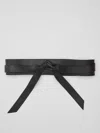 Eileen Fisher Buttery Leather Wrap Belt In Black