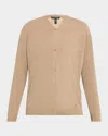 Eileen Fisher Button-down Superfine Merino Wool Cardigan In Neutral