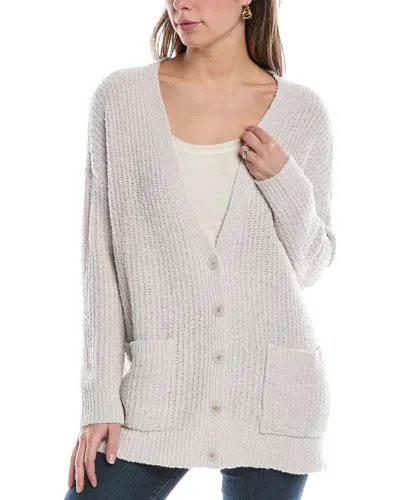 Eileen Fisher Button Front Cashmere-blend Cardigan In Sea Salt