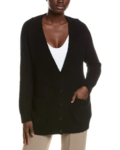 Eileen Fisher Button Knit Cashmere-blend Cardigan In Transparent