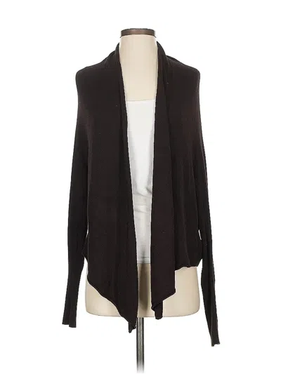 Pre-owned Eileen Fisher Cardigan Sweater In Black