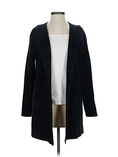 Pre-owned Eileen Fisher Cardigan Sweater In Black