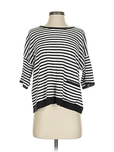 Pre-owned Eileen Fisher Cardigan Sweater In Black