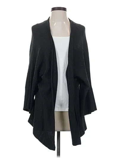 Pre-owned Eileen Fisher Cardigan Sweater In Black