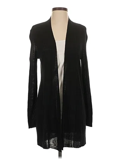 Pre-owned Eileen Fisher Cardigan Sweater In Black