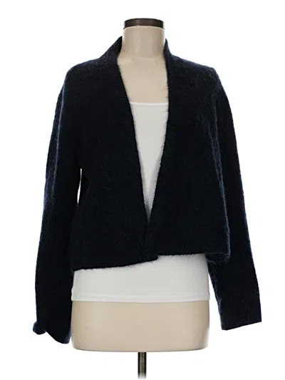 Pre-owned Eileen Fisher Cardigan Sweater In Black