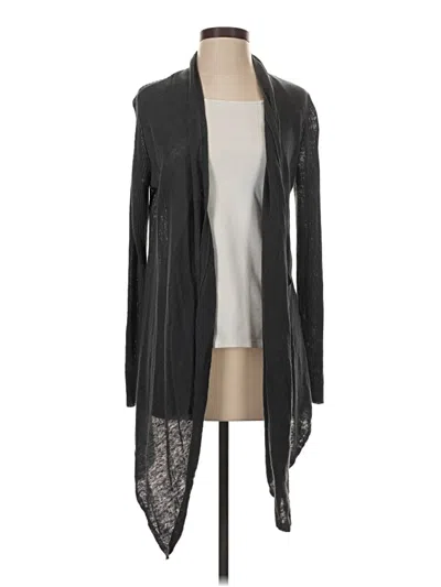 Pre-owned Eileen Fisher Cardigan Sweater In Black