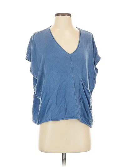 Pre-owned Eileen Fisher Cardigan Sweater In Blue