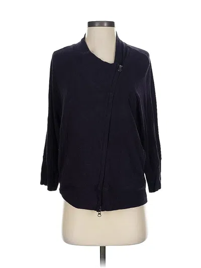 Pre-owned Eileen Fisher Cardigan Sweater In Blue