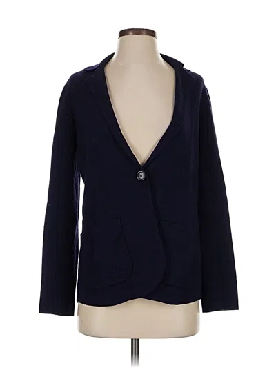 Pre-owned Eileen Fisher Cardigan Sweater In Blue
