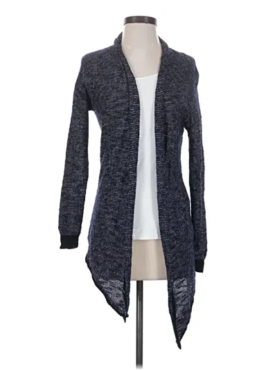 Pre-owned Eileen Fisher Cardigan Sweater In Blue