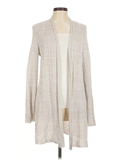 Pre-owned Eileen Fisher Cardigan Sweater In Brown