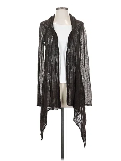 Pre-owned Eileen Fisher Cardigan Sweater In Brown
