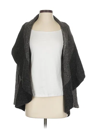 Pre-owned Eileen Fisher Cardigan Sweater In Gray