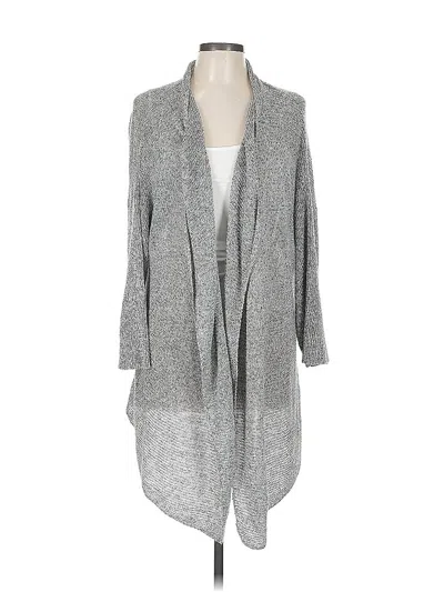 Pre-owned Eileen Fisher Cardigan Sweater In Gray