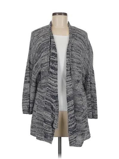 Pre-owned Eileen Fisher Cardigan Sweater In Gray