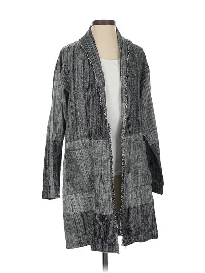 Pre-owned Eileen Fisher Cardigan Sweater In Gray