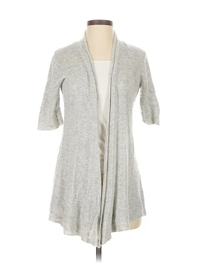 Pre-owned Eileen Fisher Cardigan Sweater In Gray