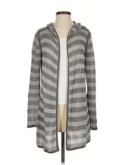 Pre-owned Eileen Fisher Cardigan Sweater In Gray
