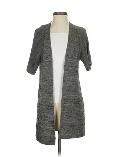 Pre-owned Eileen Fisher Cardigan Sweater In Gray
