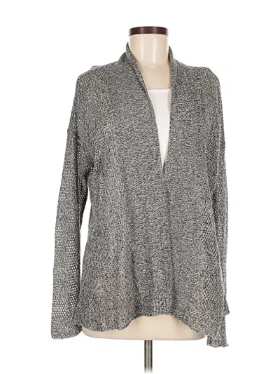 Pre-owned Eileen Fisher Cardigan Sweater In Gray