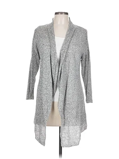 Pre-owned Eileen Fisher Cardigan Sweater In Gray