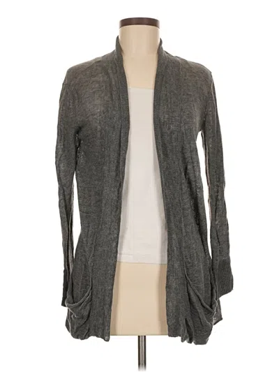 Pre-owned Eileen Fisher Cardigan Sweater In Gray