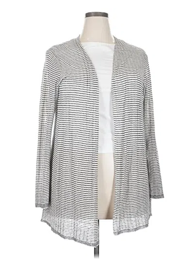 Pre-owned Eileen Fisher Cardigan Sweater In Gray