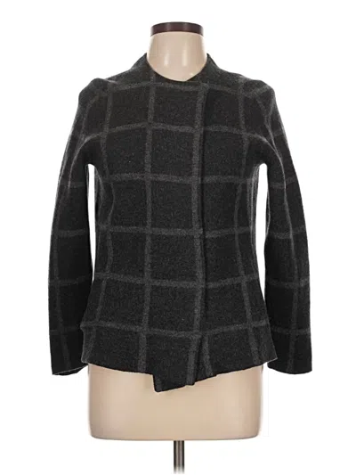 Pre-owned Eileen Fisher Cardigan Sweater In Gray