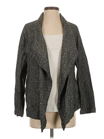 Pre-owned Eileen Fisher Cardigan Sweater In Gray