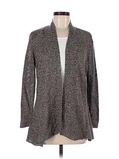Pre-owned Eileen Fisher Cardigan Sweater In Gray
