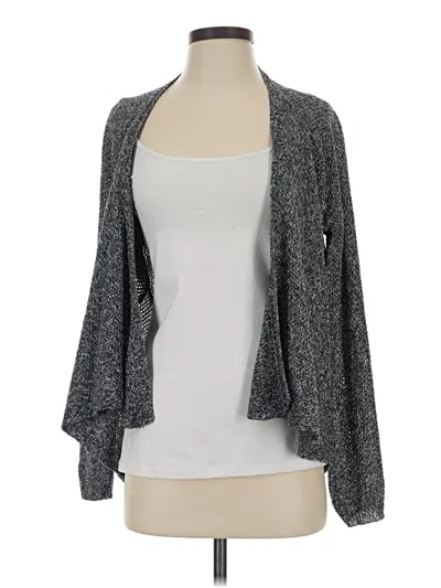Pre-owned Eileen Fisher Cardigan Sweater In Gray